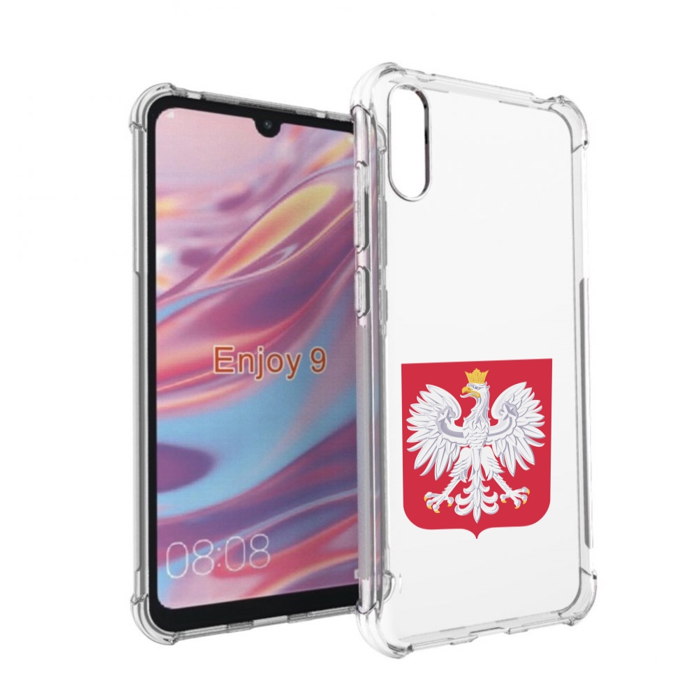 Чехол бампер MyPads герб-польши для Huawei Enjoy 9