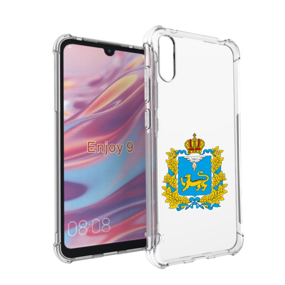 

Чехол бампер MyPads герб-псковская-область для Huawei Enjoy 9, Прозрачный, Tocco