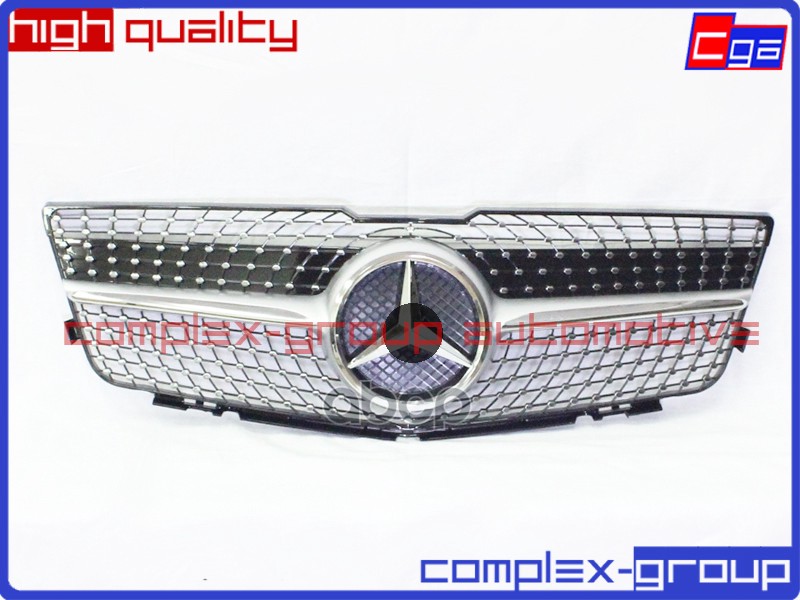 10Grl9913cra_решетка Радиатора Мерседес Glk 08-12 Diamond Silver CGA арт. 10GRL9913CRA