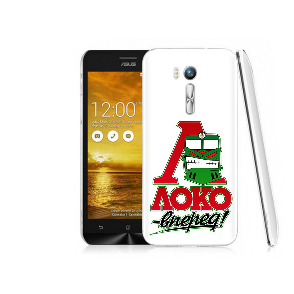 

Чехол MyPads Tocco для Asus ZenFone Go (ZB551KL) ФК локо вперед, Прозрачный, Tocco