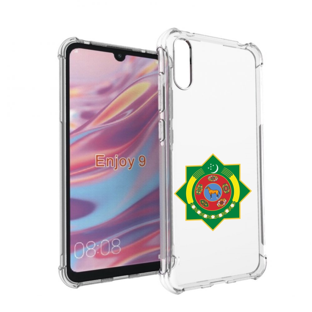 

Чехол бампер MyPads герб-туркменистан для Huawei Enjoy 9, Прозрачный, Tocco