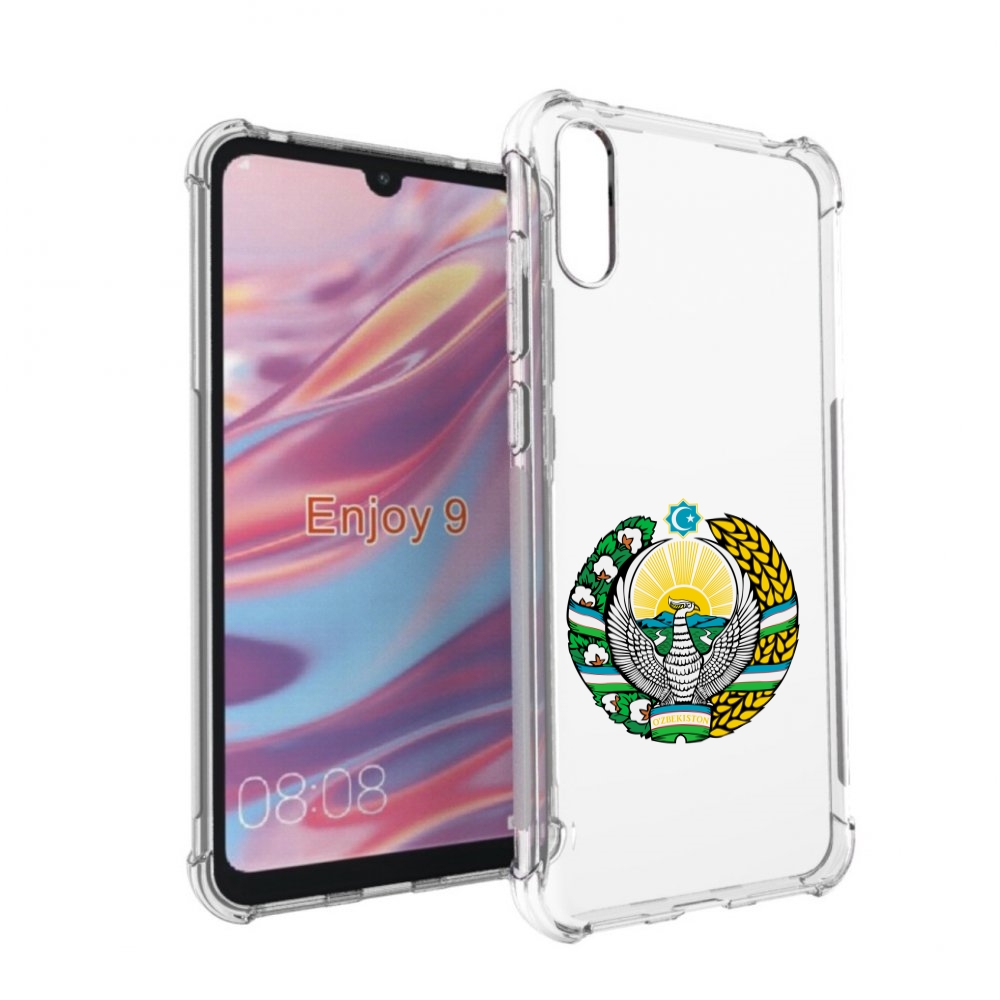 

Чехол бампер MyPads герб-узбекистана для Huawei Enjoy 9, Прозрачный, Tocco