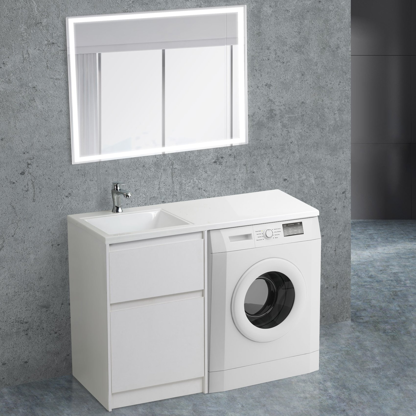 

BelBagno Мебель для ванной BelBagno Kraft-LVD 60 bianco opaco, Белый