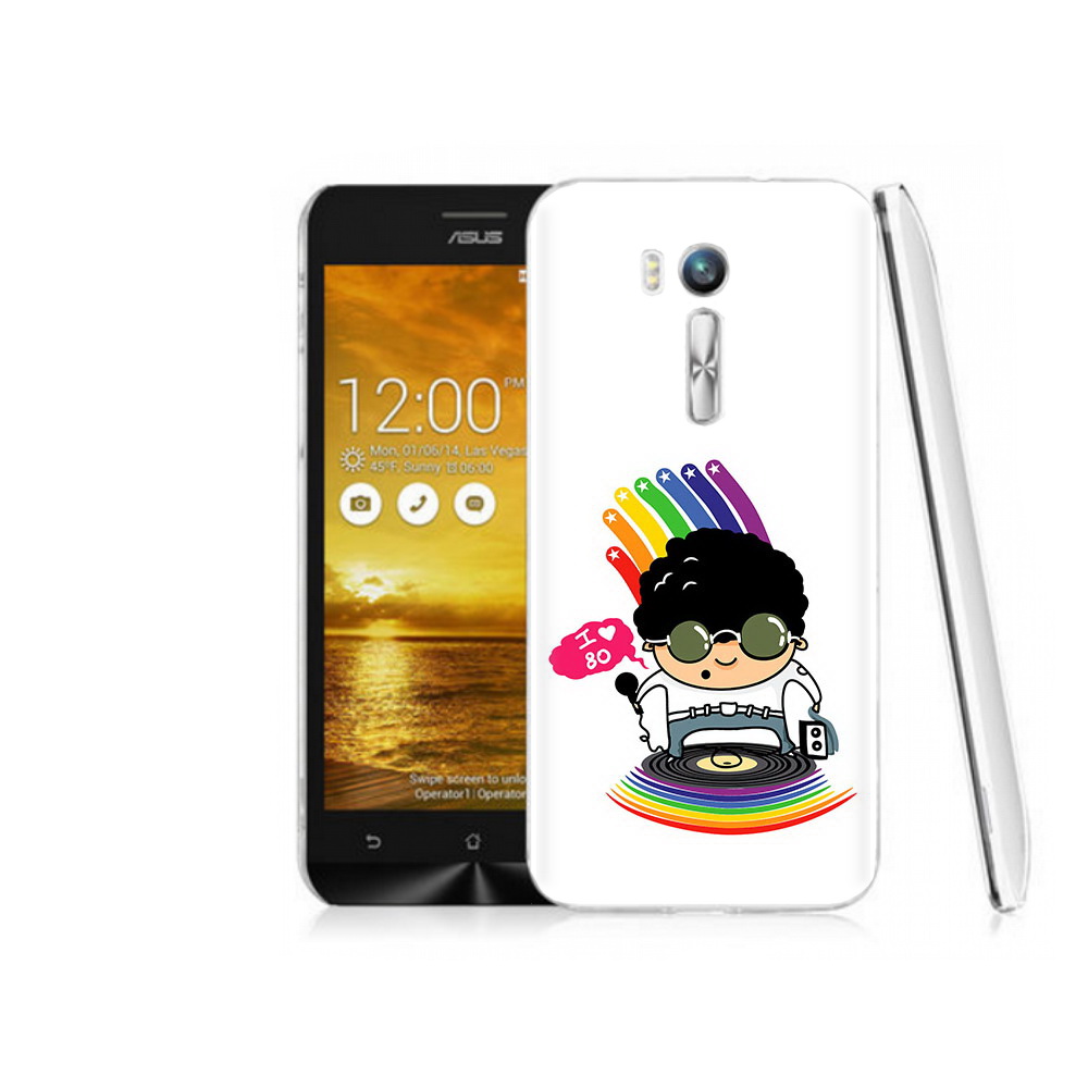 

Чехол MyPads Tocco для Asus ZenFone Go (ZB551KL) Я люблю 80-е, Прозрачный, Tocco