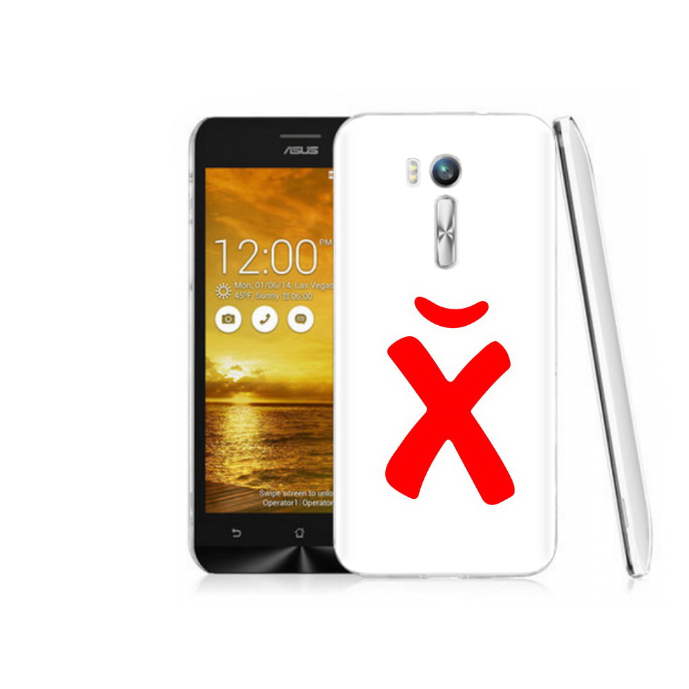 

Чехол MyPads Tocco для Asus ZenFone Go (ZB551KL) абстракция буква х, Прозрачный, Tocco