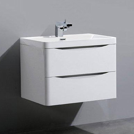 

BelBagno Тумба с раковиной BelBagno Ancona-N 80 bianco lucido подвесная