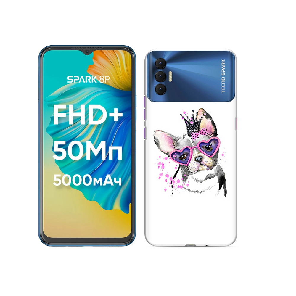 

Чехол MyPads Tocco для Tecno Spark 8P принцесса, Прозрачный, Tocco