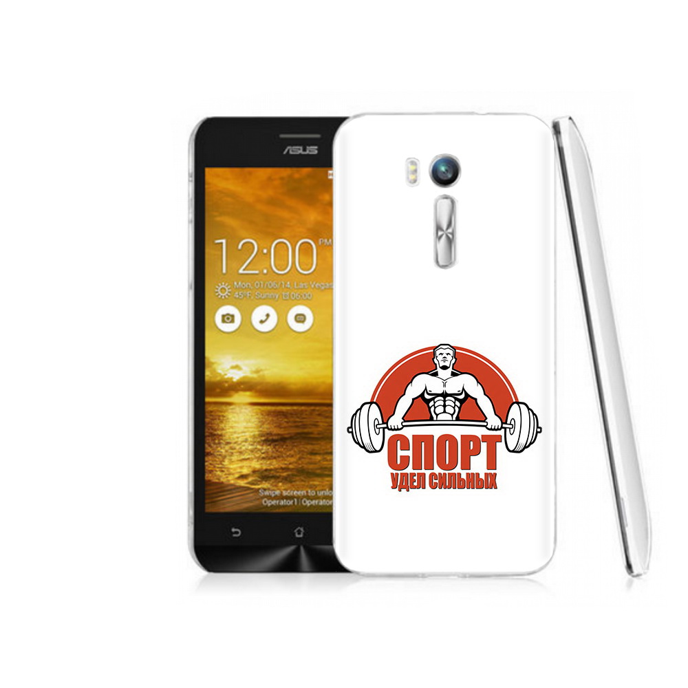 

Чехол MyPads Tocco для Asus ZenFone Go (ZB551KL) бодибилдинг спорт, Прозрачный, Tocco