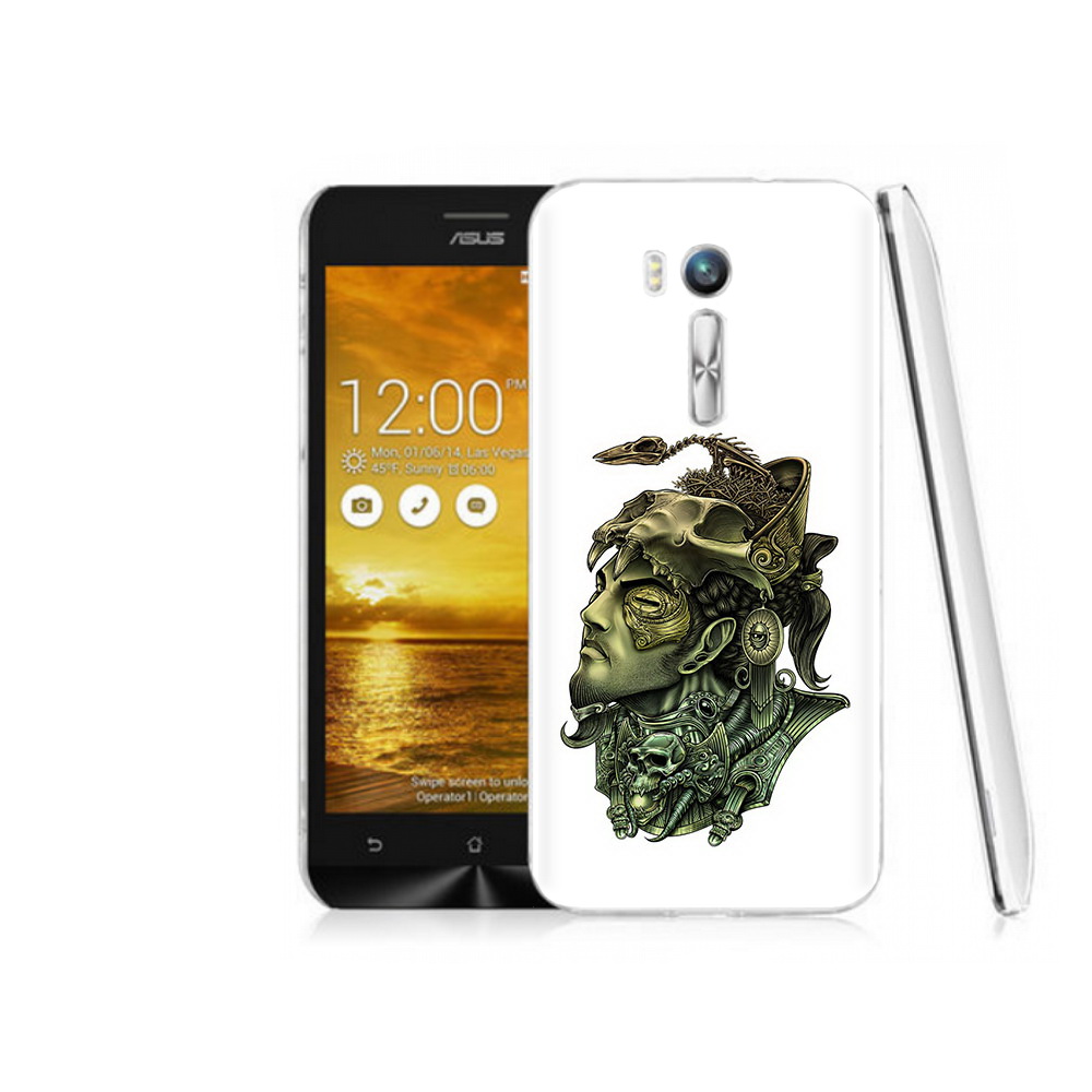 

Чехол MyPads Tocco для Asus ZenFone Go (ZB551KL) бронзовый воин, Прозрачный, Tocco