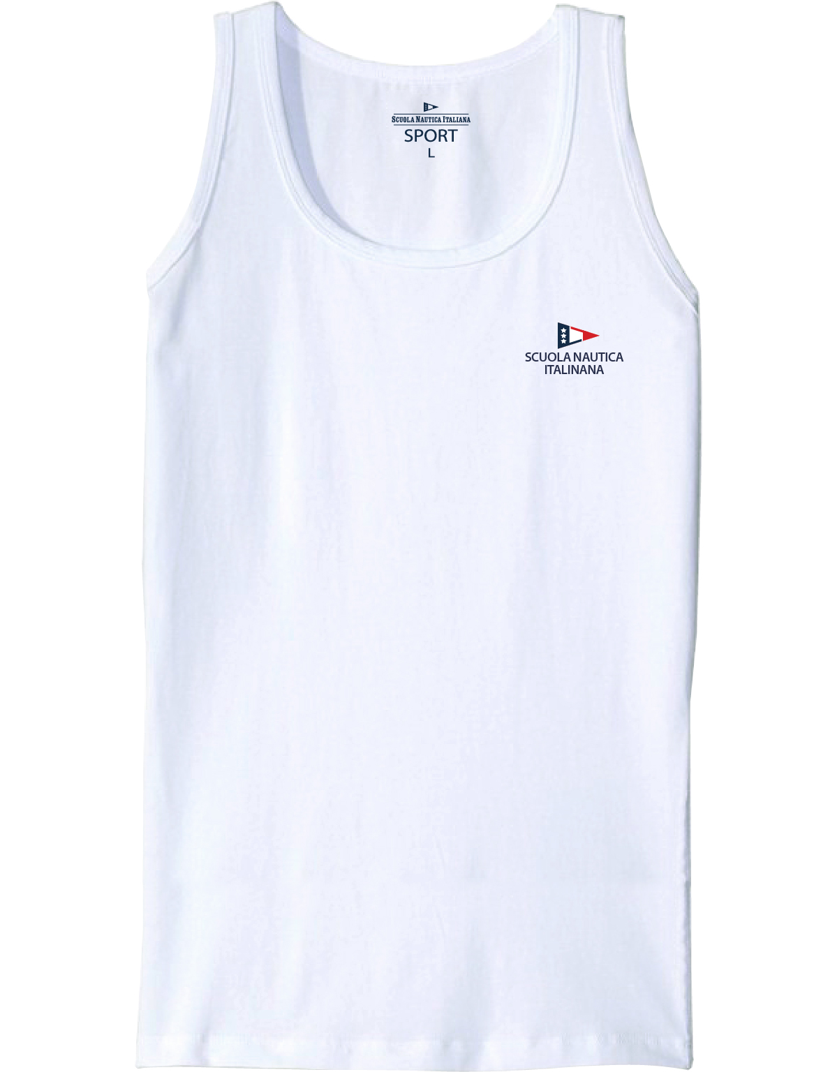 Майка мужская Scuola Nautica Italiana 015955 белая XL