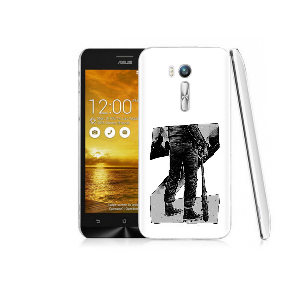 

Чехол MyPads Tocco для Asus ZenFone Go (ZB551KL) воин черно белый, Tocco