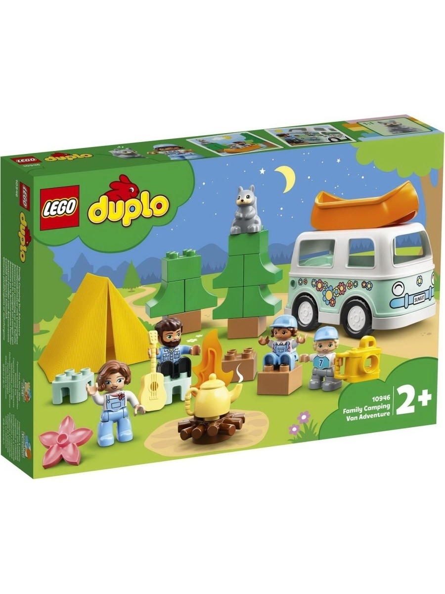 

Конструктор LEGO Duplo Town Семейное приключение на микроавтобусе, 148192-tn