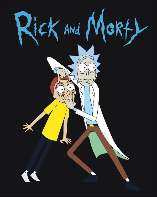 

Живопись по номерам Живопись по Номерам Rick and Morty 40x50, Rick and Morty