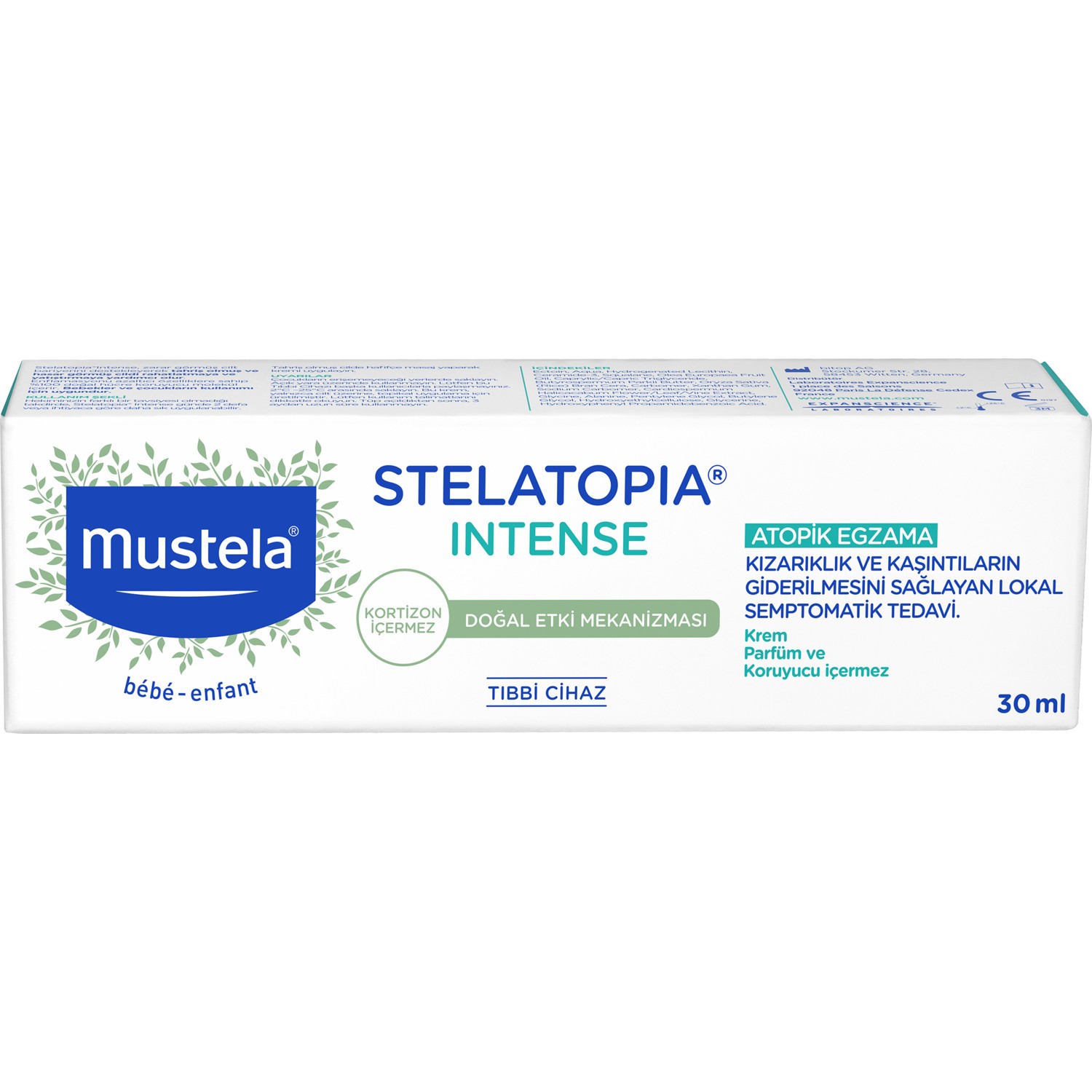 Mustela Stelatopia Intense 30 ml, Крем Mustela Sleptopia Intense от покраснения и экземы 30 мл  - купить