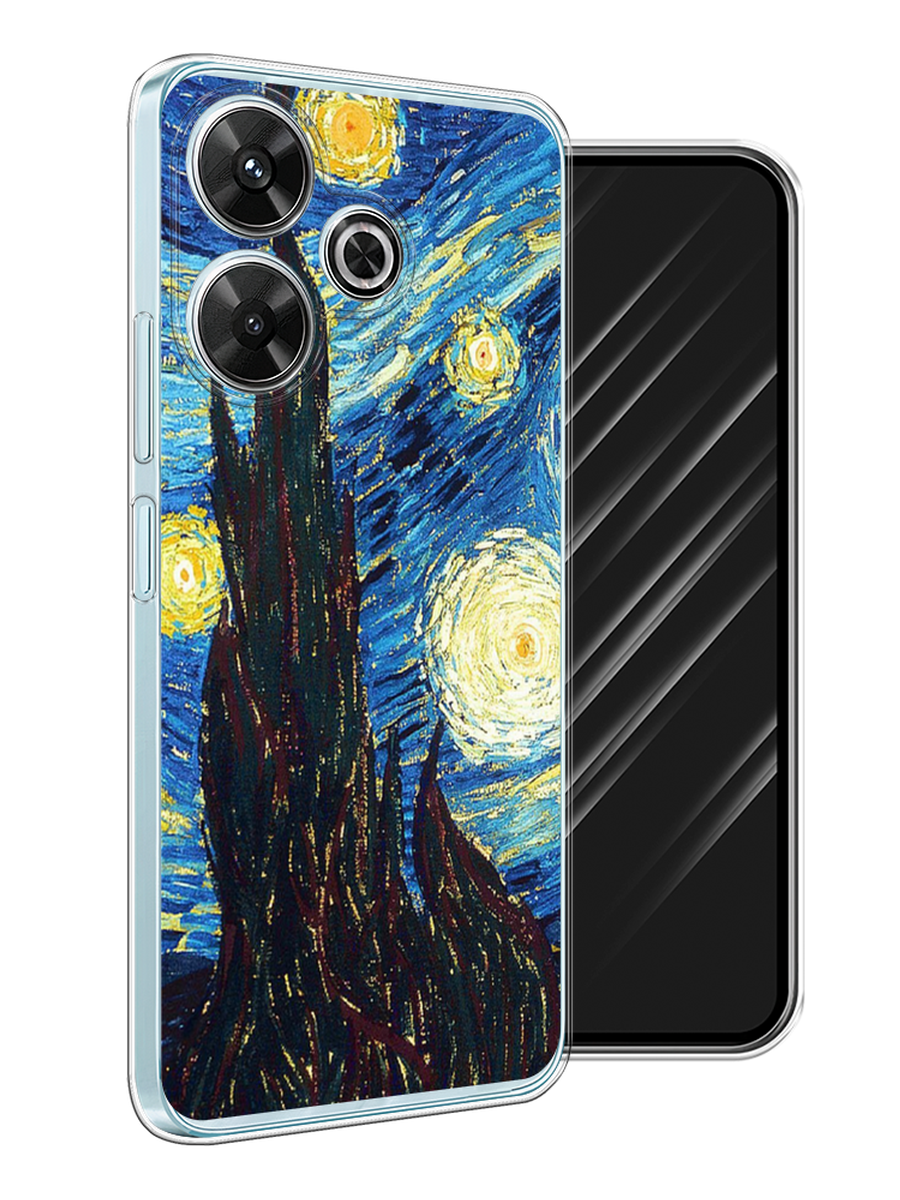 

Чехол Awog на Xiaomi Redmi Note 13R/Redmi 13/Poco M6 4G "Ван Гог Звездная ночь", Желтый, 322550-1