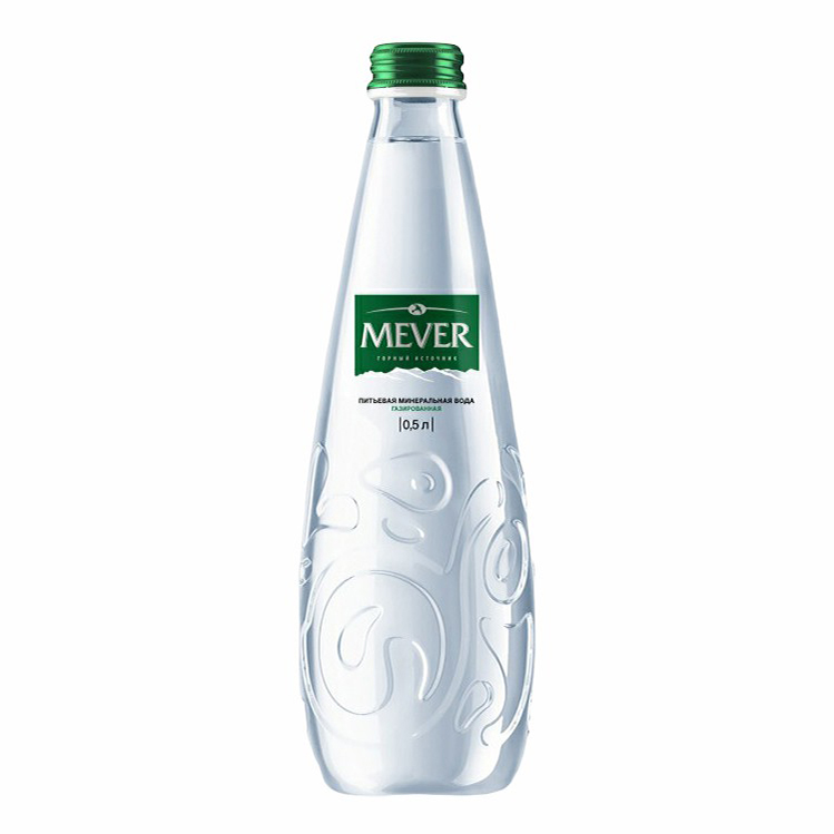 Вода питьевая Mever газированная 0,5 л