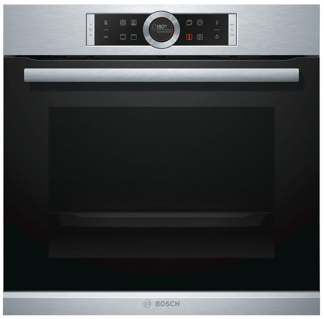 

Встраиваемый электрический духовой шкаф Bosch HBG632TS1 черный, HBG632TS1