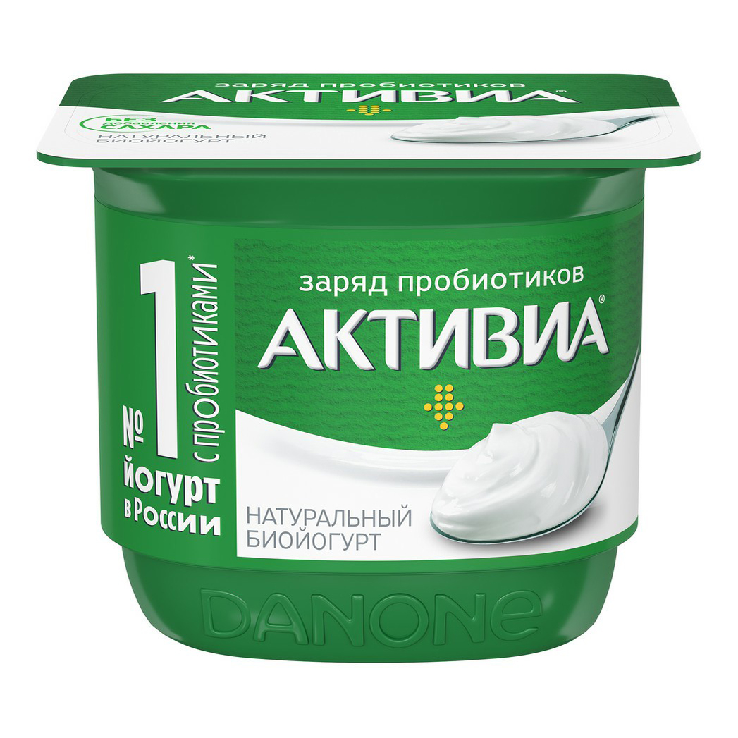 

Биойогурт Активиа термостатный 3,5% БЗМЖ 130 г