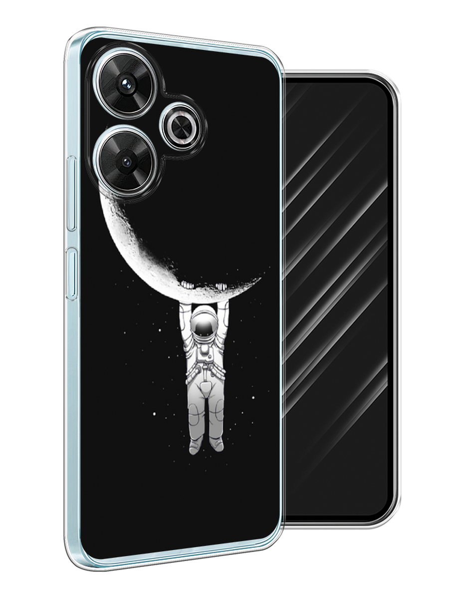 

Чехол Awog на Xiaomi Redmi Note 13R/Redmi 13/Poco M6 4G "Космонавт", Белый;черный, 322550-1