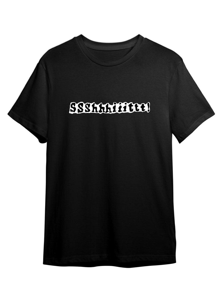 

Футболка унисекс СувенирShop ssshhhiiittt!/Щит/Рок-группа 7 черная XL (50-52), Черный, "ssshhhiiittt!/Щит/Рок-группа" 7