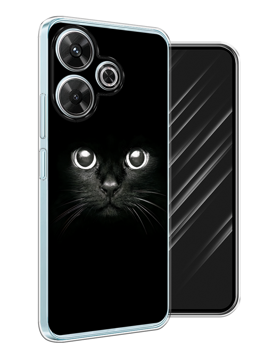 

Чехол Awog на Xiaomi Redmi Note 13R/Redmi 13/Poco M6 4G "Взгляд черной кошки", Черный;белый;серый, 322550-1