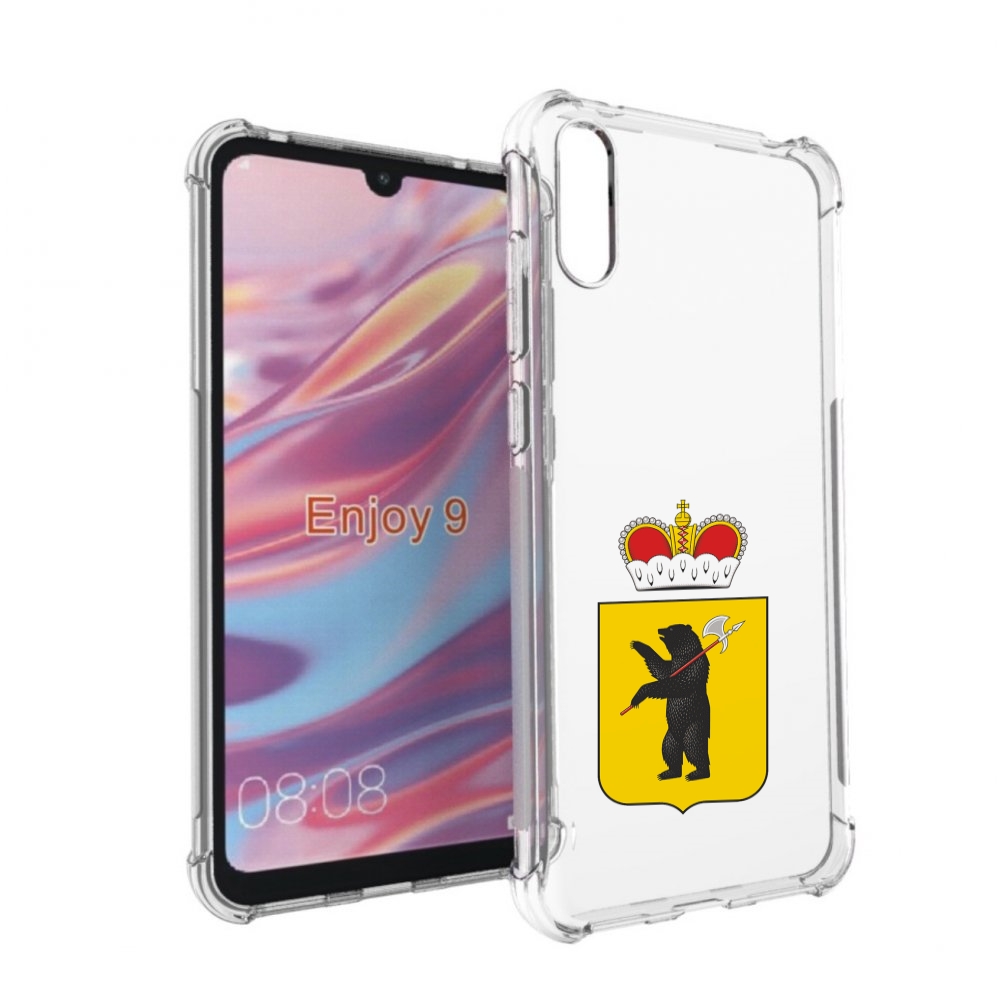 

Чехол бампер MyPads герб-ярославская-область для Huawei Enjoy 9, Прозрачный, Tocco