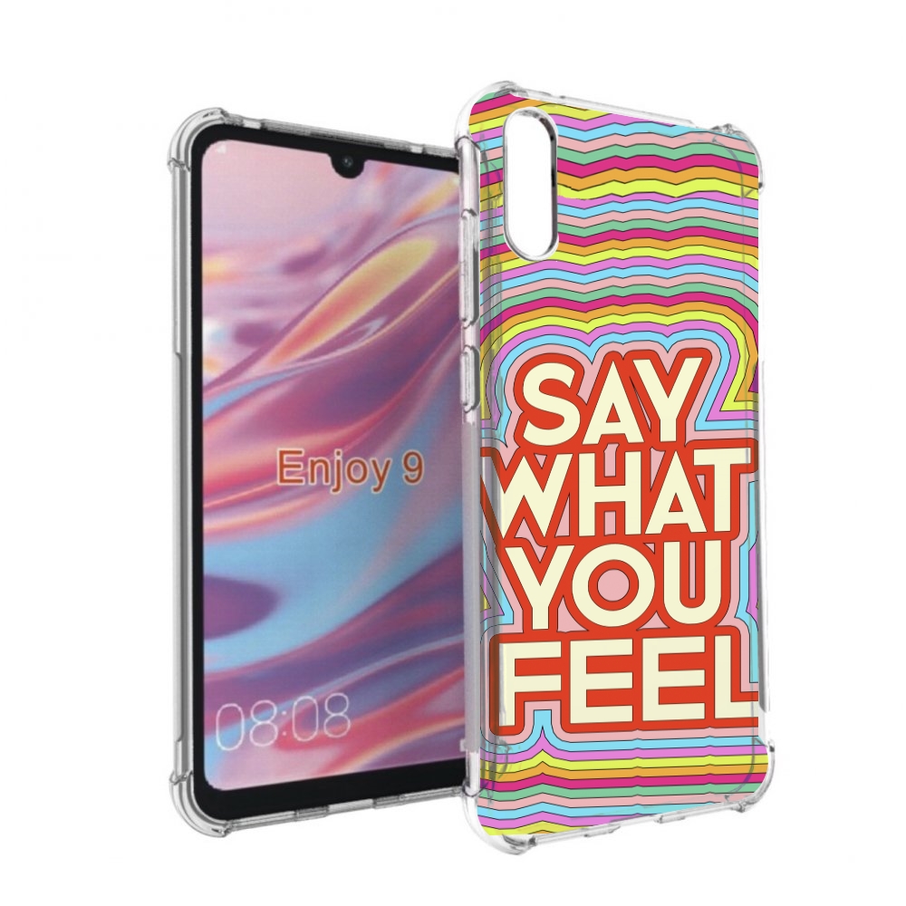 

Чехол бампер MyPads говори то что чувствуешь для Huawei Enjoy 9, Прозрачный, Tocco