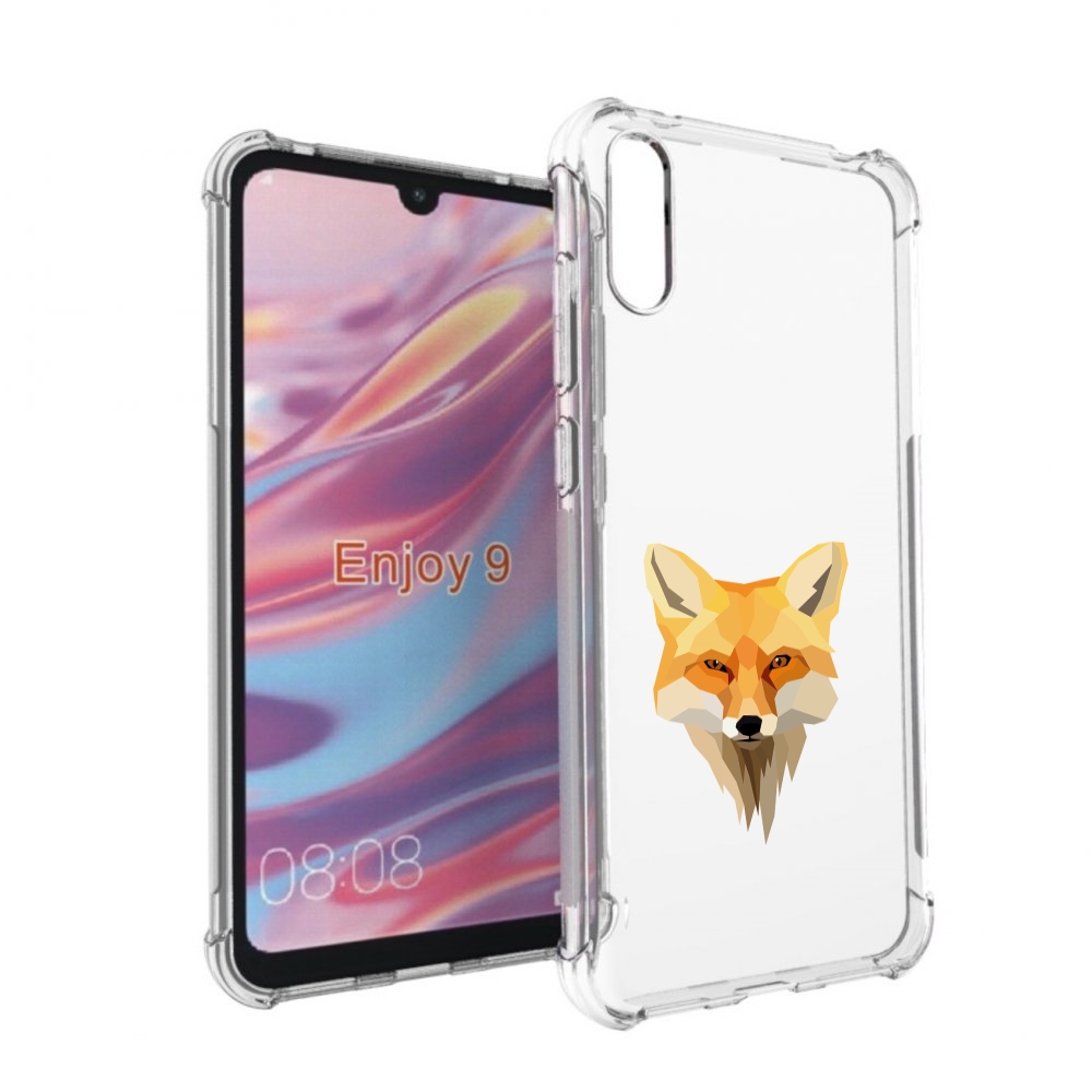 

Чехол бампер MyPads голова-лисы для Huawei Enjoy 9, Прозрачный, Tocco