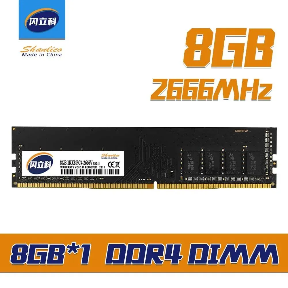 

Оперативная память Shanliko DDR4 1x8Gb, 2666MHz, 8GB-2666-DDR4