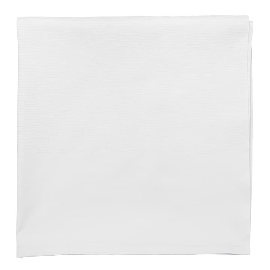 фото Скатерть жаккардовая белого цвета из хлопка с вышивкой из коллекции essential, 180х180 см nobrand