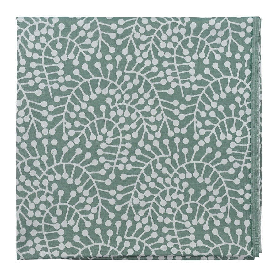 

Скатерть из хлопка зеленого цвета с рисунком Спелая смородина, scandinavian touch, 180х260, Зеленый
