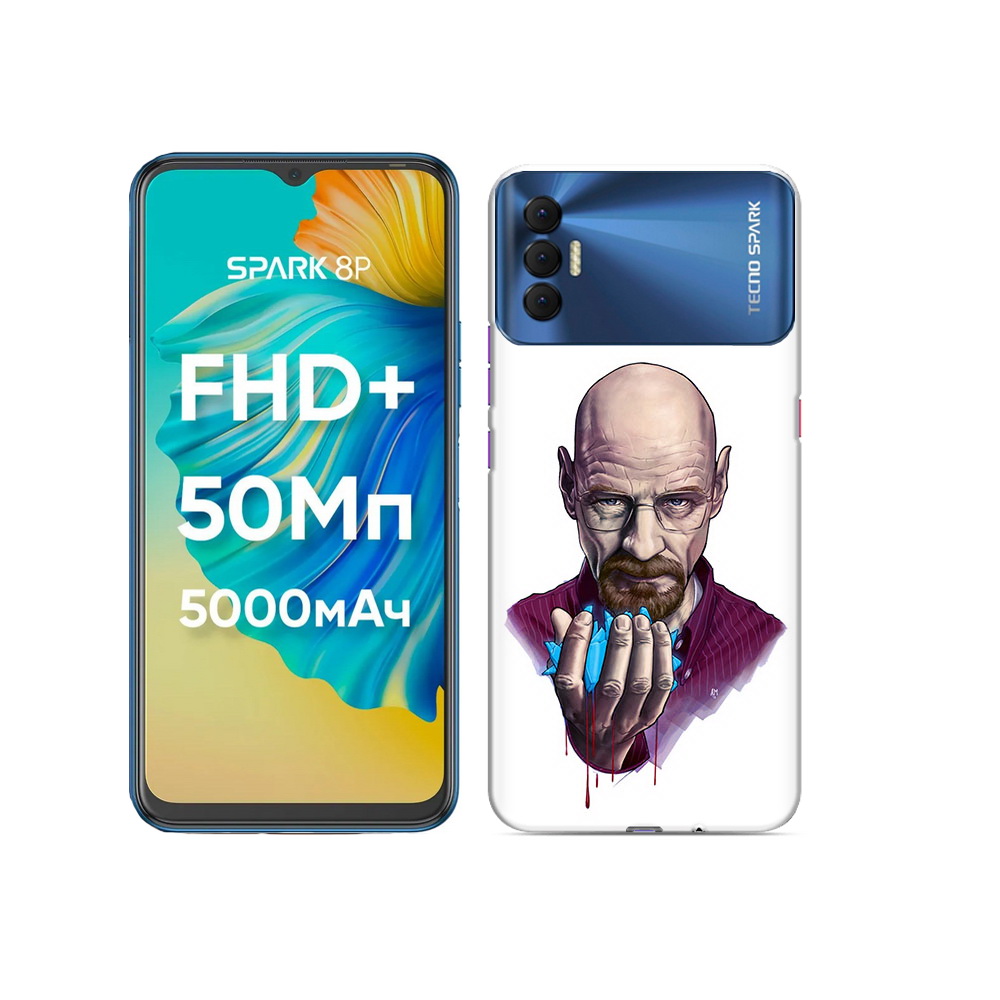

Чехол MyPads Tocco для Tecno Spark 8P разработчик, Прозрачный, Tocco