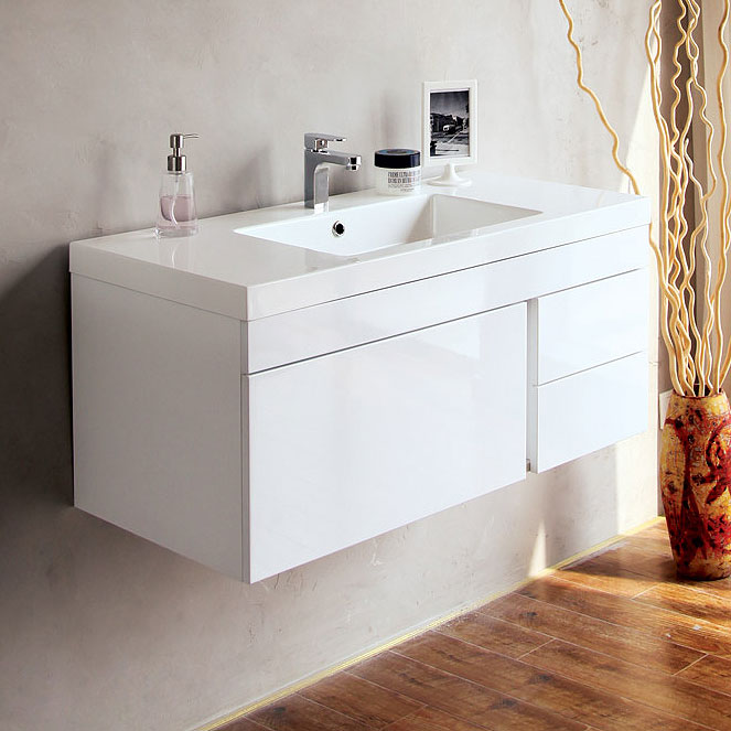 

BelBagno Тумба с раковиной BelBagno Luce 100 bianco lucido