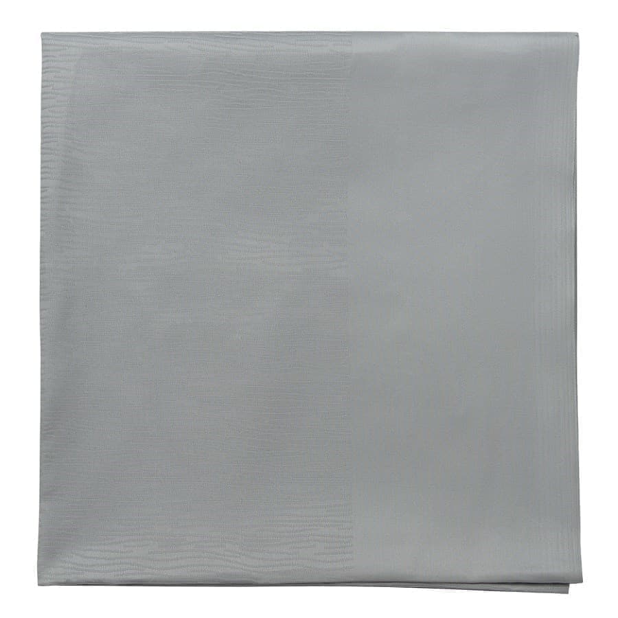 фото Скатерть жаккардовая серого цвета из хлопка с вышивкой из коллекции essential, 180х260 см nobrand
