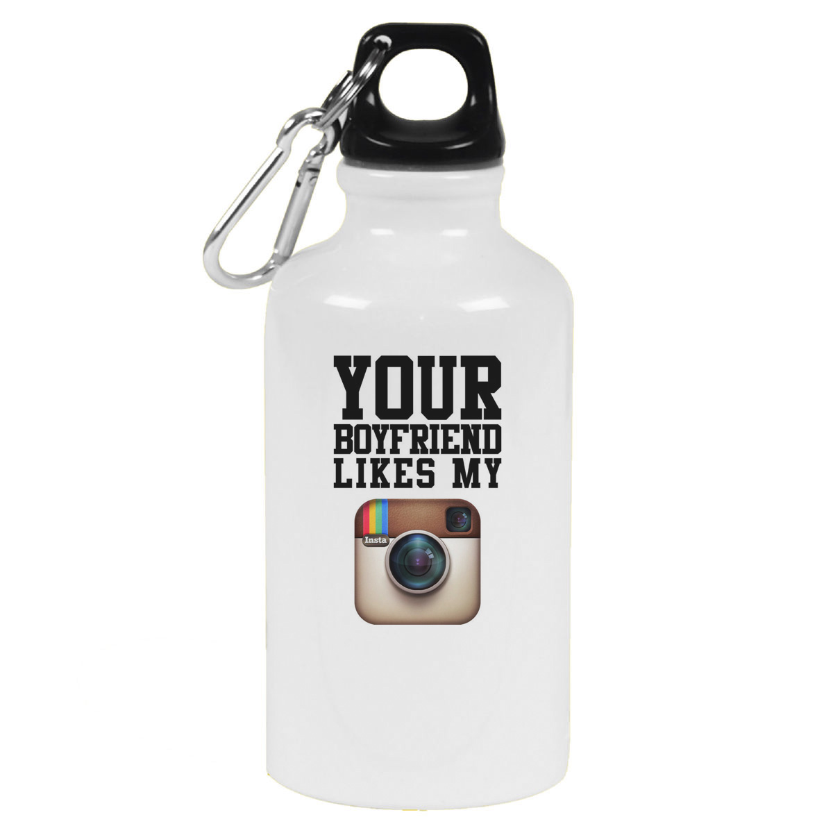 

Бутылка спортивная CoolPodarok Your boyfriend likes my instagram