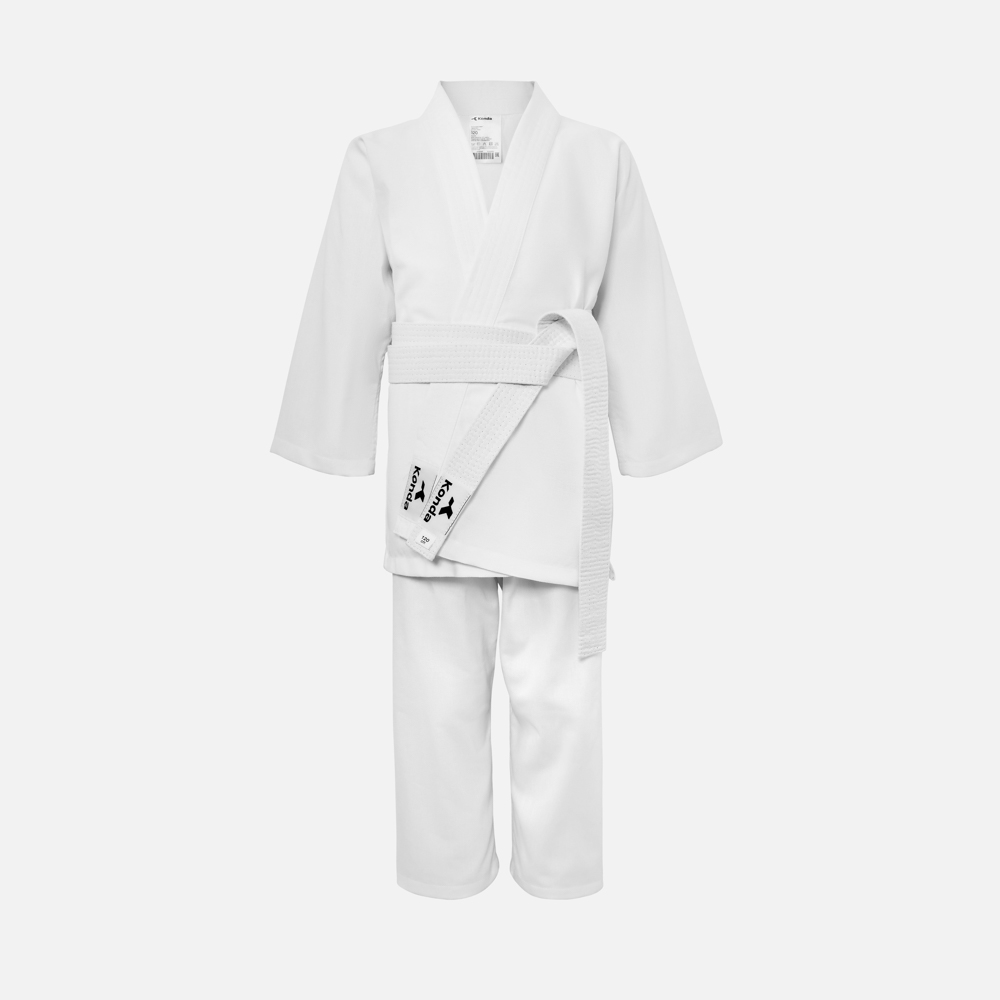 Кимоно Konda Beginner для дзюдо, детское, размер 130 см, белое