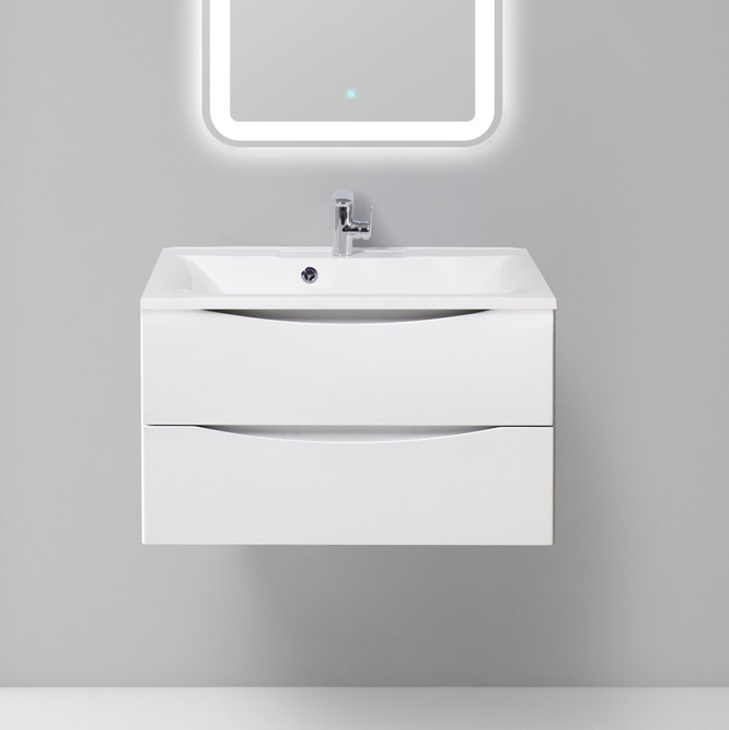 

Тумба с раковиной BelBagno Marino 80 bianco opaco, Белый