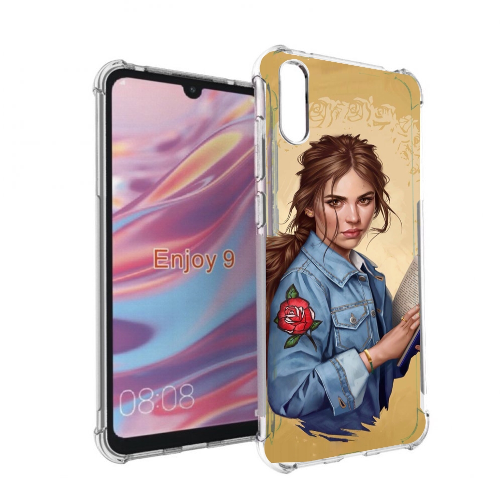 

Чехол бампер MyPads девушка-в-бежевом-фоне для Huawei Enjoy 9, Прозрачный, Tocco