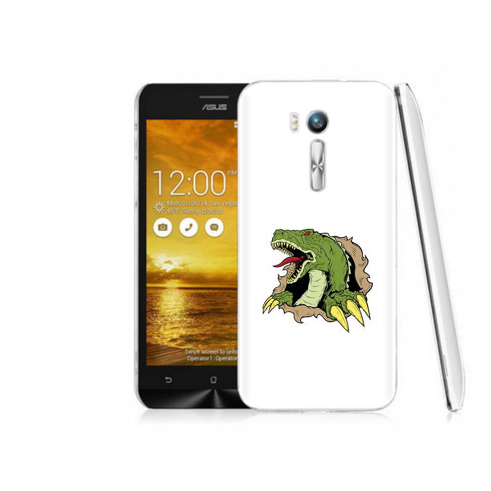 Чехол MyPads Tocco для Asus ZenFone Go (ZB551KL) годзила