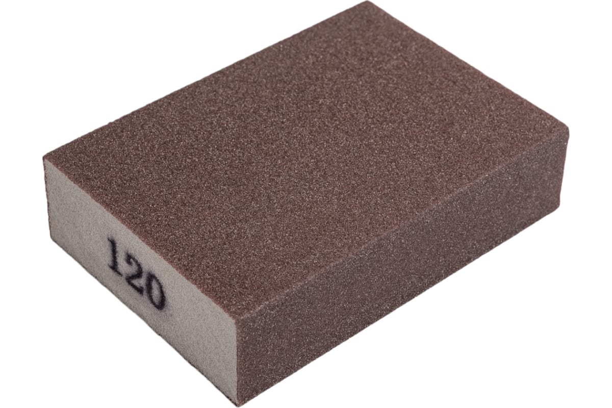 Губка шлифовальная 100x70x25 мм, P120, 1 шт Orientcraft SS1007025120