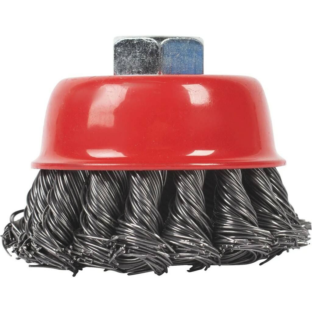 

Щетка-чашка (65 мм; М14; крученая проволока) для УШМ vertextools 12200-065
