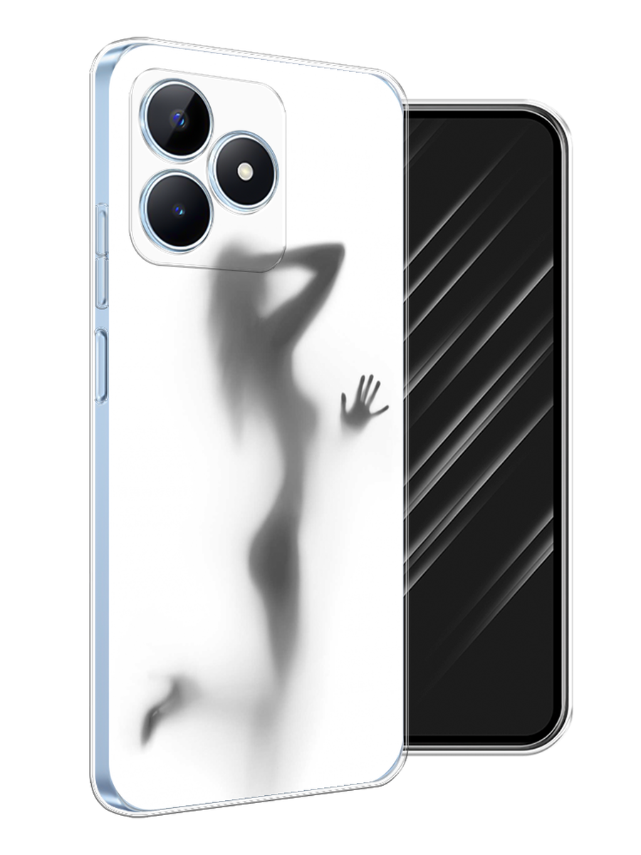 

Чехол Awog на Realme C60 "Стекло в душе", Белый;серый;черный, 2516550-1