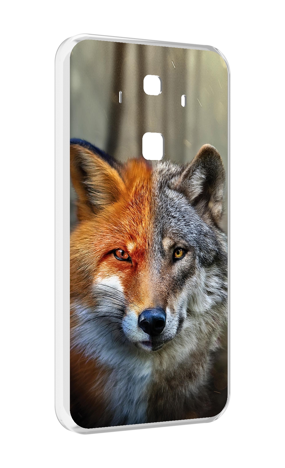 

Чехол MyPads волк-лиса для Huawei Mate 10 Pro, Прозрачный, Tocco