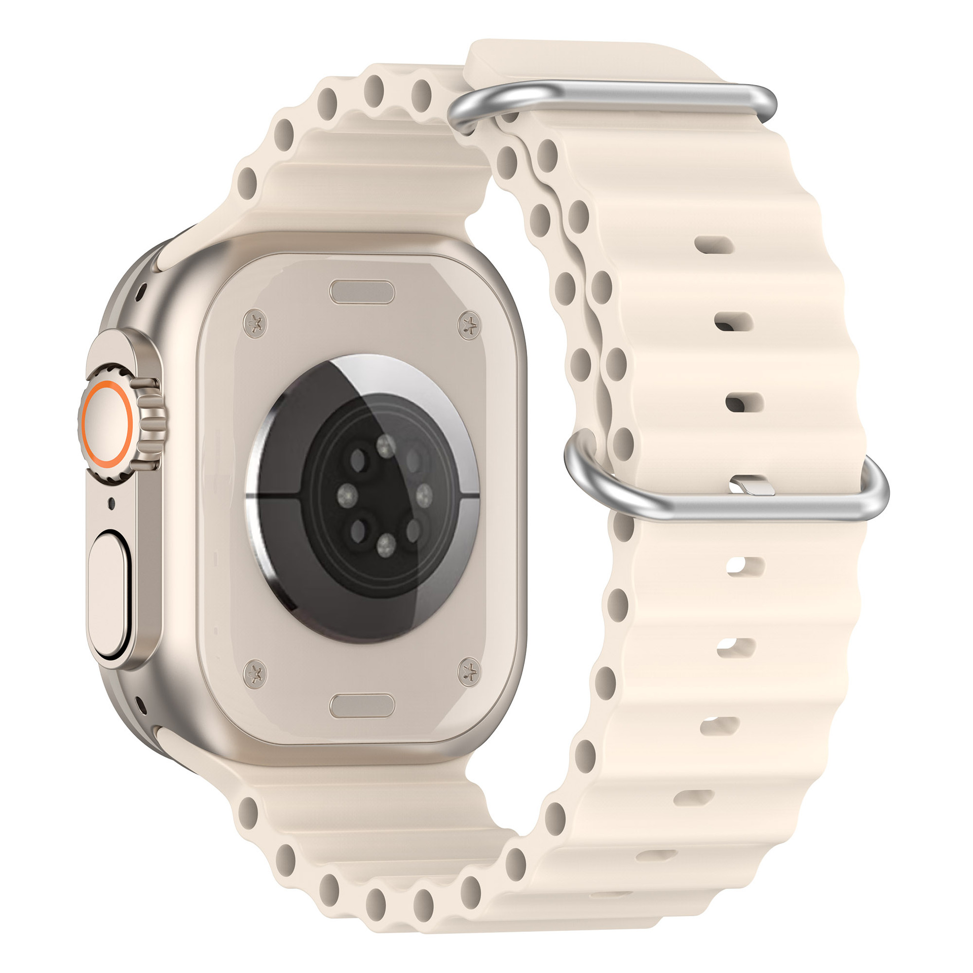 

Ремешок океанская цепь для Apple Watch 1-9/SE/Ultra (42/44/45/49 мм), лунный, Бежевый, Watch 1-9 / SE / ULTRA (42/44/45/49 мм)