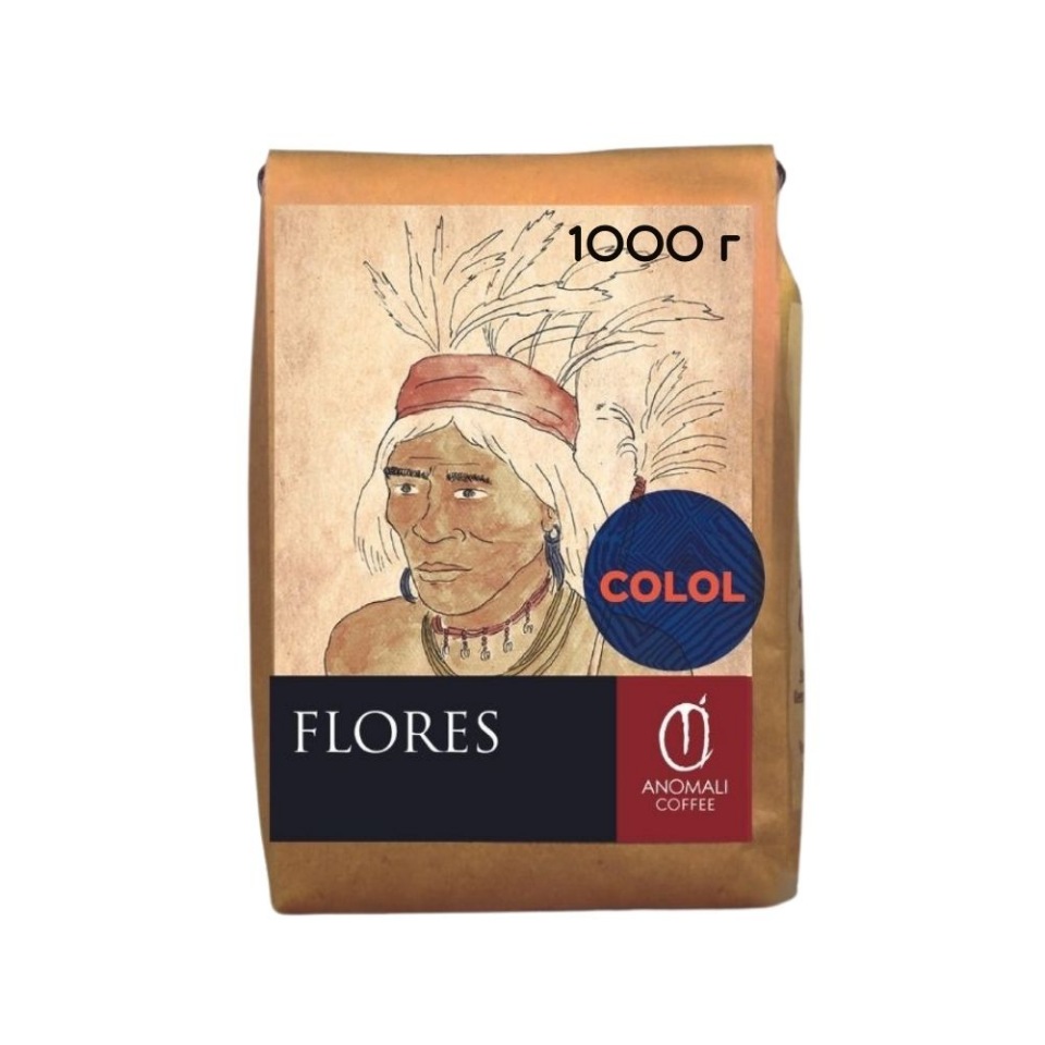 

Кофе в зернах ANOMALI COFFEE FLORES COLOL 1 кг