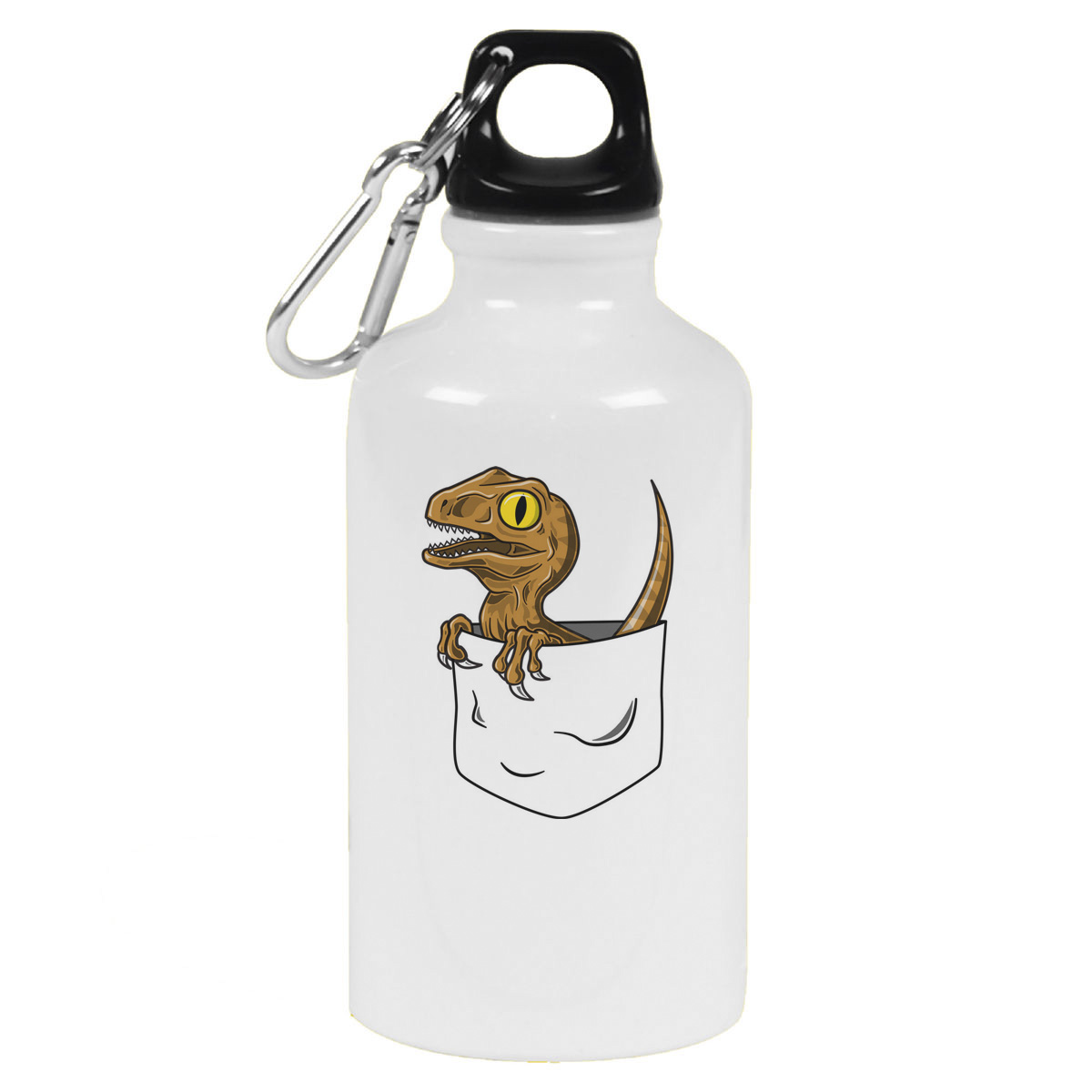 Бутылка спортивная CoolPodarok Динозаврик в кармане