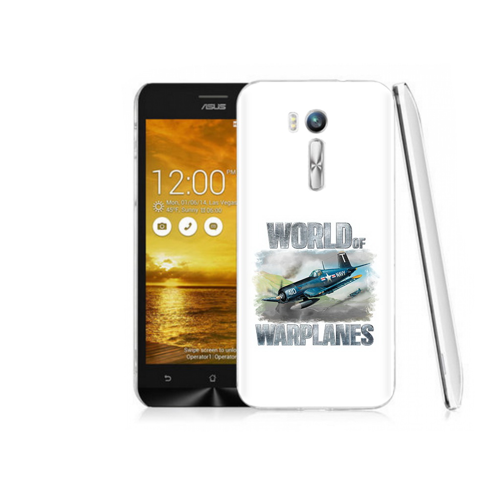 

Чехол MyPads Tocco для Asus ZenFone Go (ZB551KL) Боевой самолет, Прозрачный, Tocco