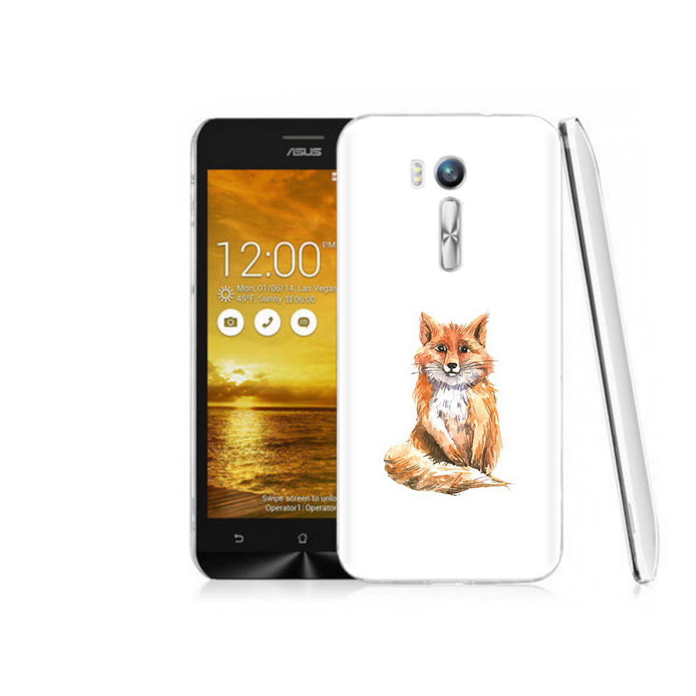 

Чехол MyPads Tocco для Asus ZenFone Go (ZB551KL) детская лиса, Прозрачный, Tocco
