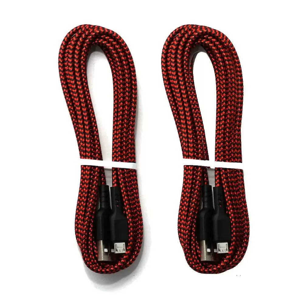 

Кабель micro USB - USB (2 шт 1 м + 2 м) красный