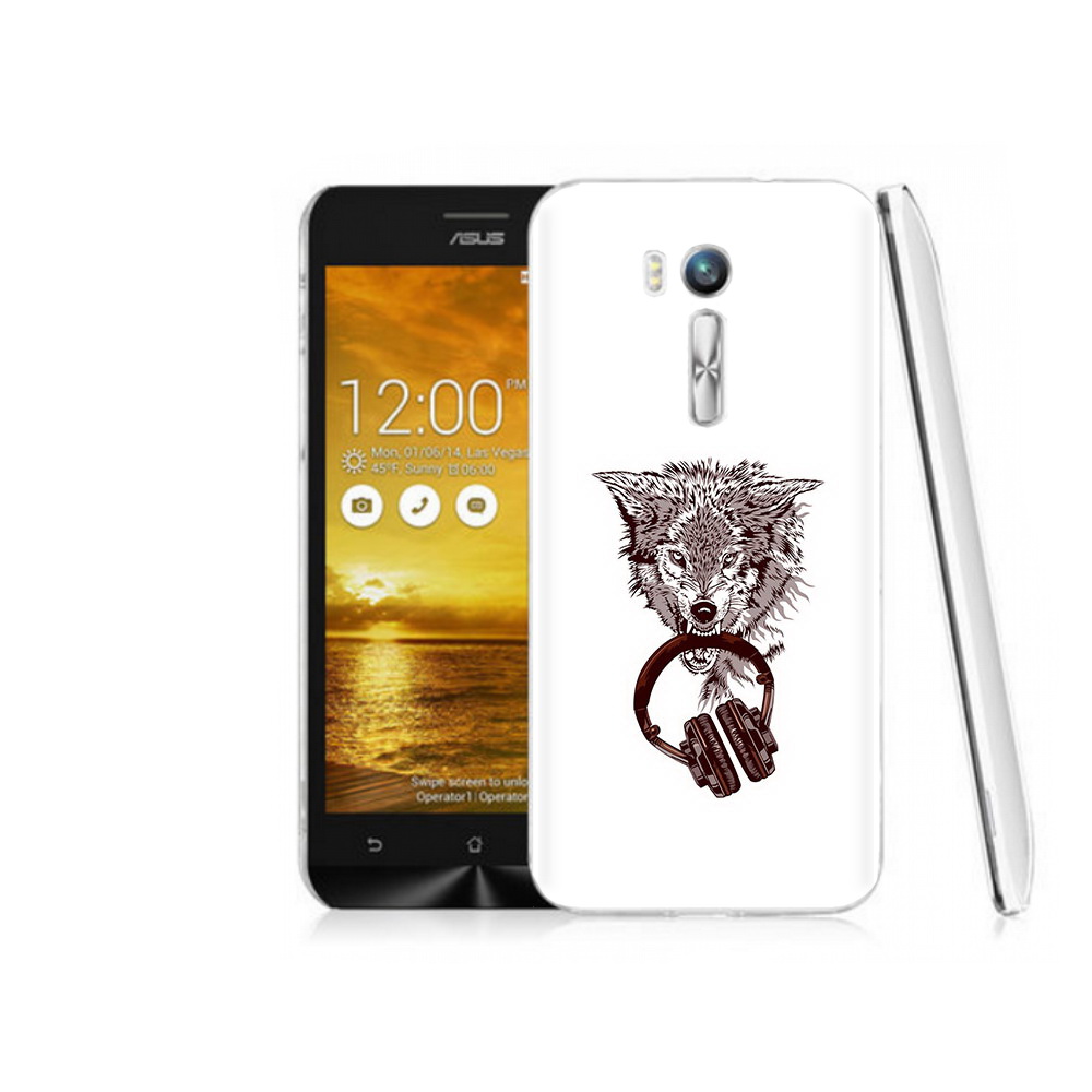 

Чехол MyPads Tocco для Asus ZenFone Go (ZB551KL) дикий волк, Прозрачный, Tocco